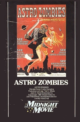 The Astro-Zombies pillow