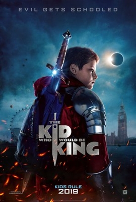 The Kid Who Would Be King Poster with Hanger