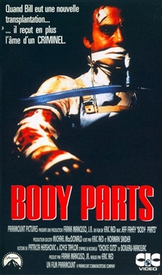 Body Parts Metal Framed Poster