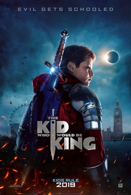 The Kid Who Would Be King Poster with Hanger
