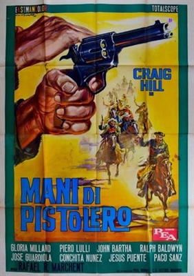 Ocaso de un pistolero Canvas Poster