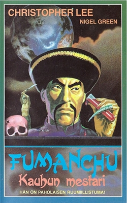 The Face of Fu Manchu Metal Framed Poster