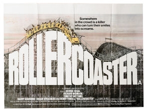 Rollercoaster Wooden Framed Poster