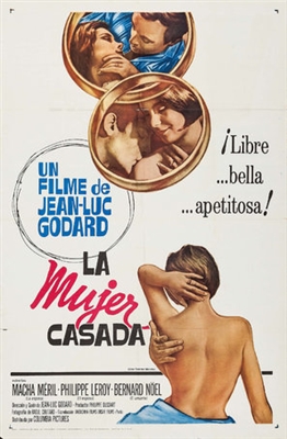 Une femme mariée: Suite de fragments d'un film tourné en 1964 Wooden Framed Poster