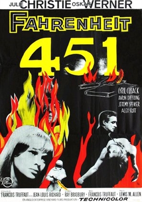 Fahrenheit 451 Metal Framed Poster