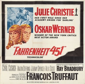Fahrenheit 451 Wooden Framed Poster