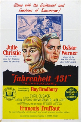 Fahrenheit 451 Poster with Hanger