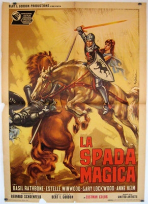 The Magic Sword Metal Framed Poster
