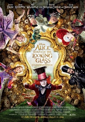 Alice Through the Looking Glass  Wooden Framed Poster