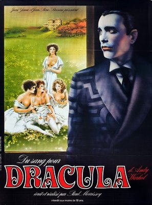 Blood for Dracula Wooden Framed Poster