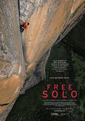 Free Solo Wooden Framed Poster