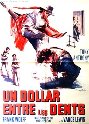 Un dollaro tra i denti Wooden Framed Poster