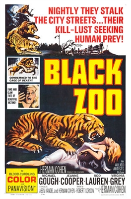 Black Zoo Metal Framed Poster