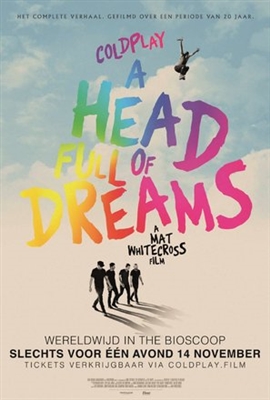 Coldplay: A Head Full of Dreams Poster with Hanger