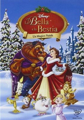 Beauty and the Beast: The Enchanted Christmas pillow