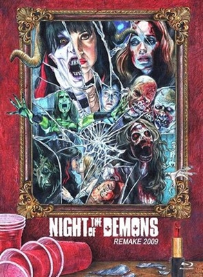 Night of the Demons Wooden Framed Poster