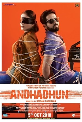 Andhadhun Metal Framed Poster