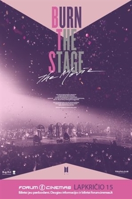Burn the Stage: The Movie Metal Framed Poster