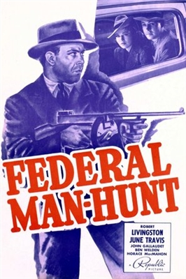 Federal Man-Hunt Stickers 1593007