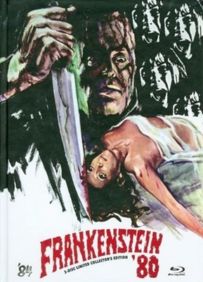 Frankenstein '80 Wood Print