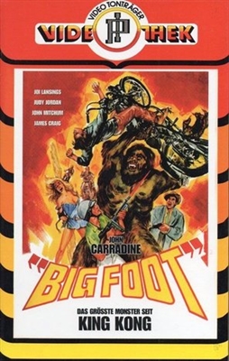 Bigfoot Metal Framed Poster