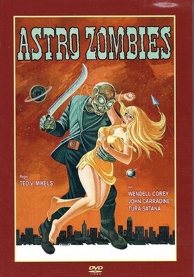 The Astro-Zombies Wooden Framed Poster