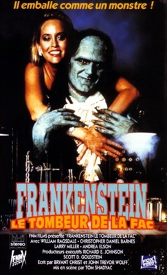 Frankenstein: The College Years Wooden Framed Poster