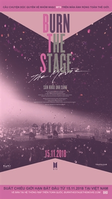 Burn the Stage: The Movie Canvas Poster