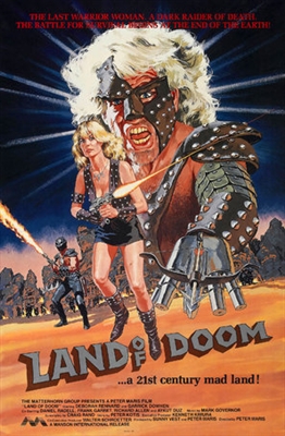 Land of Doom Wooden Framed Poster