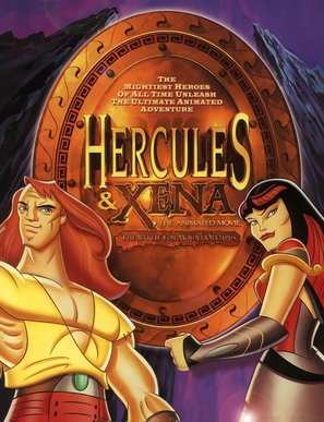Hercules and Xena - The Animated Movie: The Battle for Mount Olympus Poster with Hanger