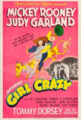 Girl Crazy Metal Framed Poster