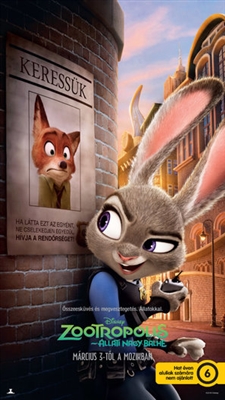 Zootopia Poster with Hanger