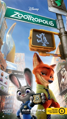 Zootopia Wooden Framed Poster