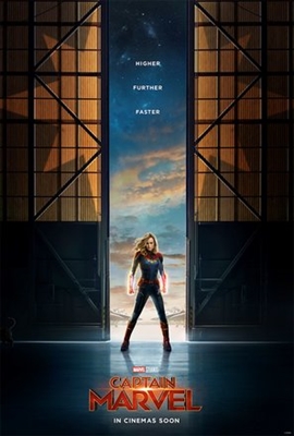 Captain Marvel Metal Framed Poster