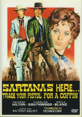C'è Sartana... vendi la pistola e comprati la bara Wooden Framed Poster