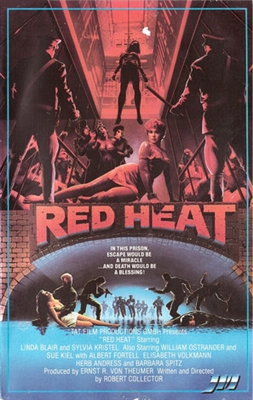 Red Heat Wooden Framed Poster