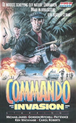 Commando Invasion Wooden Framed Poster
