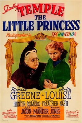 The Little Princess Wooden Framed Poster