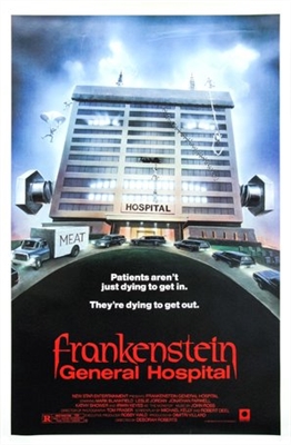 Frankenstein General Hospital Metal Framed Poster
