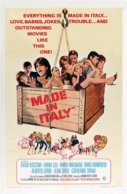 Made in Italy Metal Framed Poster