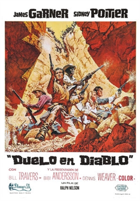 Duel at Diablo Wooden Framed Poster