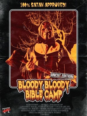 Bloody Bloody Bible Camp Wooden Framed Poster