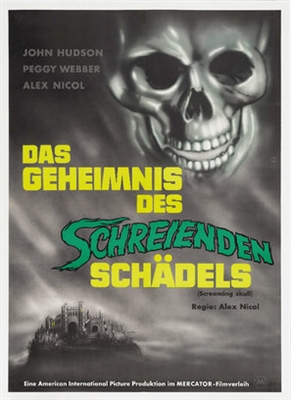 The Screaming Skull Metal Framed Poster
