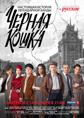Chernaya koshka Metal Framed Poster