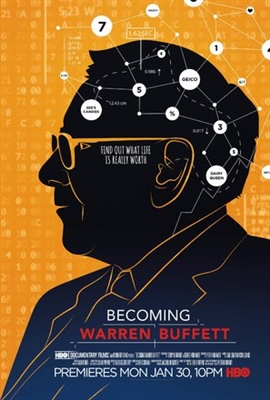 Becoming Warren Buffett Poster with Hanger