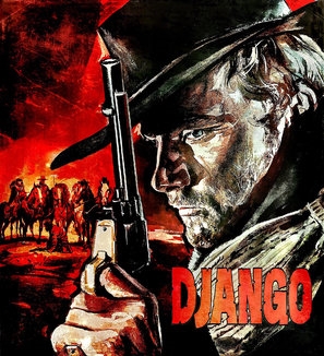 Django Wooden Framed Poster