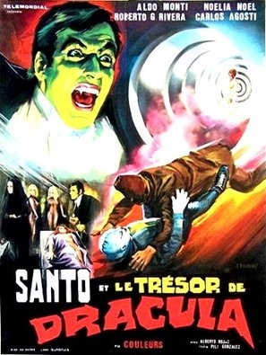 Santo en El tesoro de Drácula Poster with Hanger