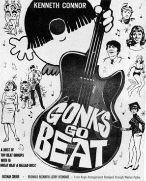 Gonks Go Beat Poster with Hanger