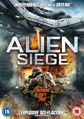 Alien Siege Wooden Framed Poster