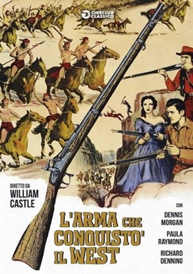 The Gun That Won the West Canvas Poster